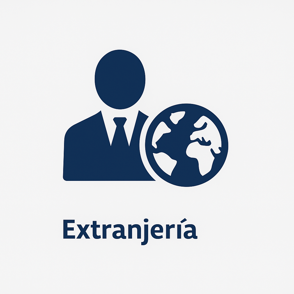 Icono oficial de trámites de extranjería en España